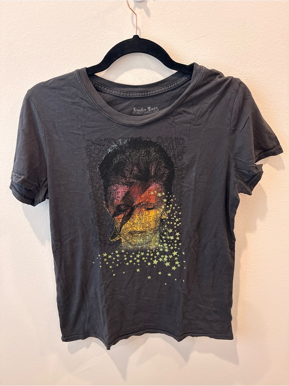 Lucky Brand David Bowie Graphic Tee Women’s Size Large